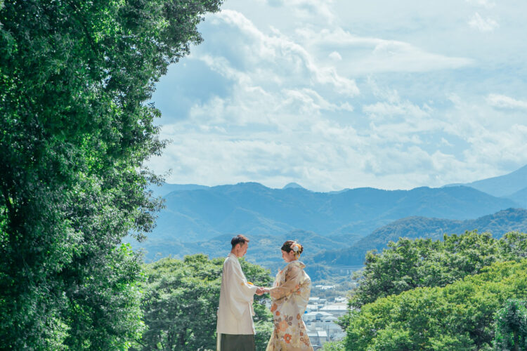 ゴールドパック　和装ロケーション