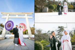 雪,景色,wedding,結婚式